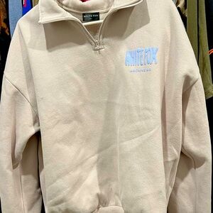 White fox quarter zip